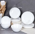 Белый Столовый набор 19пр 