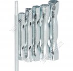 Ключи-трубки торц. н-р 6шт 8х17мм, вороток,оцинк. (60)