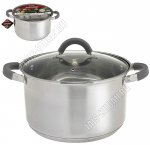 PROFI grey Кастрюля 6,6л d24cм,ф.цилиндр (6)