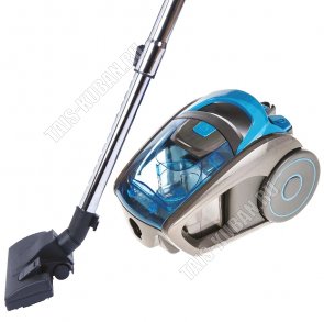 Пылесос 2400Вт. мощность всасывания 420Вт. цвет синий,пылесборник 2,0л.(контейнер) 5-ступенчатая фильтрация, цвет синий 