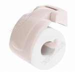 Держатель д/туал.бум с кр.(16х15 h5,5см)  белый (20) 