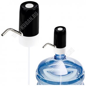 .Помпа (аккумуляторная) 800mAh д/бутылки 19л, забор.труба 50см, USB (в комплекте), металлический носик, Energy 