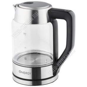 Чайник стекло 1,7л 2200Вт диск, внутренняя подсветка, сенсорное управление, LСD дисплей, 5 режимов t (40/60/80/90/100`), поддержание t, автоотключение, защита без воды, поворот корпуса на 360`, цвет серебро (6) 