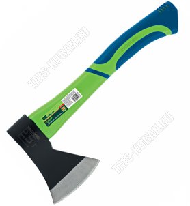 Топор кованый .1000г фиберглас.топорище