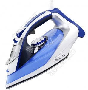 Утюг керам. подошв. 2600Вт пар 25г/вода 260мл, верт.отпар,самоочист,терморег,защита от перегрев,рег.пара,синий (10) 