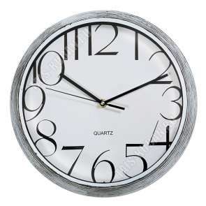 Часы (пластик) круг.d30см 