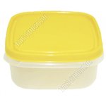 Контейнер желтый/прозр, квадр 2,0л (17х17 h8,5см) (28)