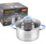 MELODIA Кастрюля 3,4л d20см,цилиндр (6)