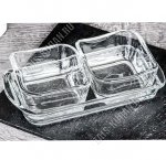 Салатник-соусник 2-х секционный 50мл*2шт 