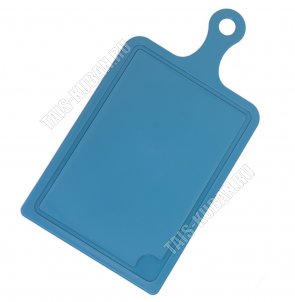 Доска раздел, с ручк (41х22см) толщ.6мм, сине-серый (25) 