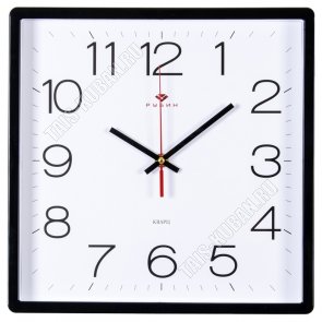 Часы (стекло/пластик) квадр.(30х30см) 