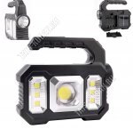 Фонарь аккум. 1LED+COB+6хSMD 2Вт,дневн.6500К+тепл.3000К+тепл.3000К (20)
