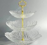 Фруктовница 3х ярус. h33 d22/26/29см 