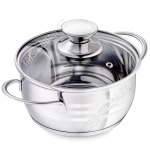 BIMBO Кастрюля 1,5л d16см,ф.сфера, сталь 304