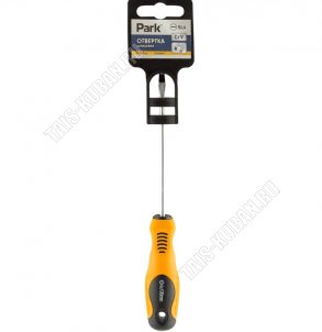 Отвертка Standart шлицевая SL4х100мм, магн.наконеч.,сталь CrV 