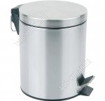 Ведро д/мусора с педалью (нерж) 12л (4)