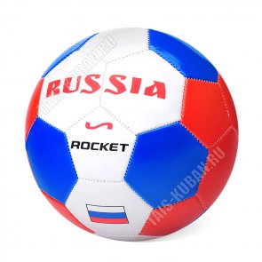 Мяч футбольный d22см ПВХ цвет 