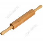 Скалка L40 d4см,2ручки,гевея (48)