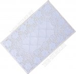 Ажурная салфетка, белая, прям (30х46см) 