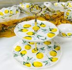 Лимоны Фруктовница 2-х ярусная d20/25см, п/у (12)
