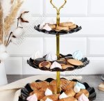 Фруктовница 3-х яр, кругл (d22/18/15 h30см) 