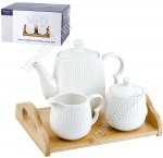 Белье /Бамбук Чайный набор 3пр (чайник+сахарница+молочник)