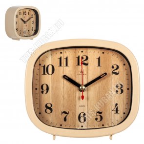 Будильник прямоуг. 12х10см 