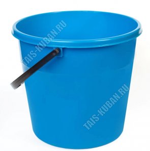 Ведро хоз-ное 5л (d22 h19,5см) голубое (10)