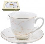 Золотой мрамор Чай-12пр 220мл (блюдце-круг) (8)