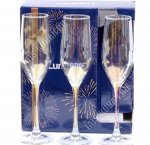 Бокал для шампанского набор 6шт 160мл Select/Радуга, п/у (4)