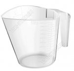 Кувшин мерн 1,3л (14х14,5 h20см) фигурн,прозр.(35) 