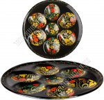 Тарелка стекло для 7яиц d17,5см 