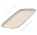 Поднос прям (40х26см) бежевый 