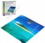 Весы напольные эл. (стекло) до 150кг,дел.50г,  