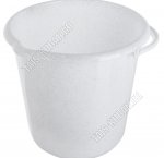 Ведро  3л с носик, мрамор, круг (d19 h19см) (12) 