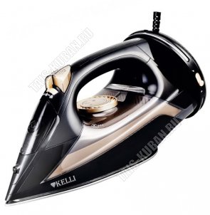 Утюг керам. подошв, на подстав 2600Вт ,черн/бежев (8) 