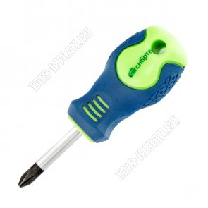 Отвертка крест. PH2х 38мм, CrV, 2-хкомпон.рукоятка