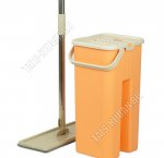 VERDE Compact Комплект Ведро 6л (д/отжима 3л) персик, 2слива +Швабра L110-165см (24)