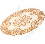 Ажурная салфетка, золото, кругл (d30см) 