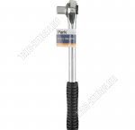 Ключ-трещотка 1/2 закаленная углеродистая сталь, 39 зубьев, пластиковая  рукоятка, цвет черный (12)