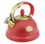 Чайник нерж 3,0л алый матовый (6)