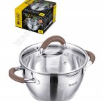 TRUFFLE Кастрюля 3,0л d18см,ф.конус (6) сталь 201