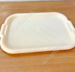 Поднос прям (39х27см) слон.кость (40)