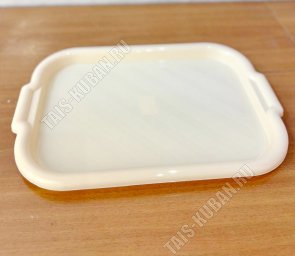 Поднос прям (39х27см) слон.кость (40) 