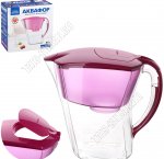 Фильтр-кувшин АКВАМАРИН 3,8л фиолет, объём очищ.воды 1.7л, окошко для воды (картриджы В5,6,7,8) (5)