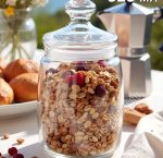 CESNI Банка 0,94л с гермет.стекл.крышкой (ф.цилиндр) б/уп (12)