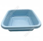 Таз квадр. 12,0л син-сер (39,5х39,5 h12,5см) (10)