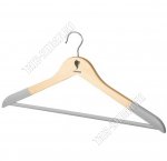 Вешалка (дерево+бархат) св.дерево L44,5см (100)