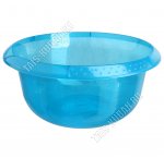 Миска круг,прозр.син 2л с нос,с мерн.делен (d21 h10см) (24)