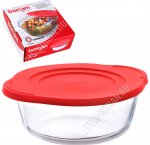 Форма с пластиковой крышкой, кругл 1,45л (4)